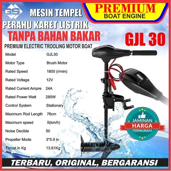 Mesin Tempel Elektrik perahu