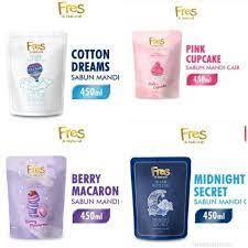 FRES sabun mandi cair reffil 450ml