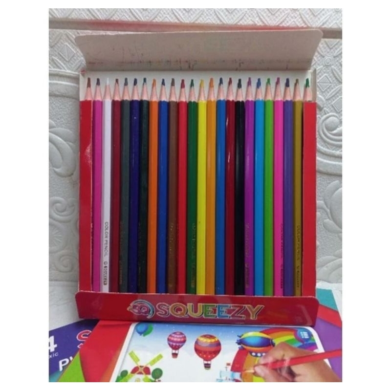 

PENSIL WARNA SQUEEZY 24 WARNA