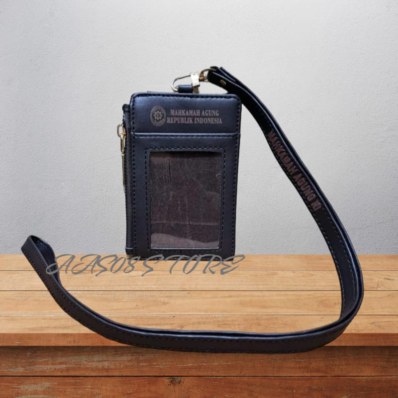 

id card kulit MA RI lanyard card holder MAHKAMAH AGUNG RI