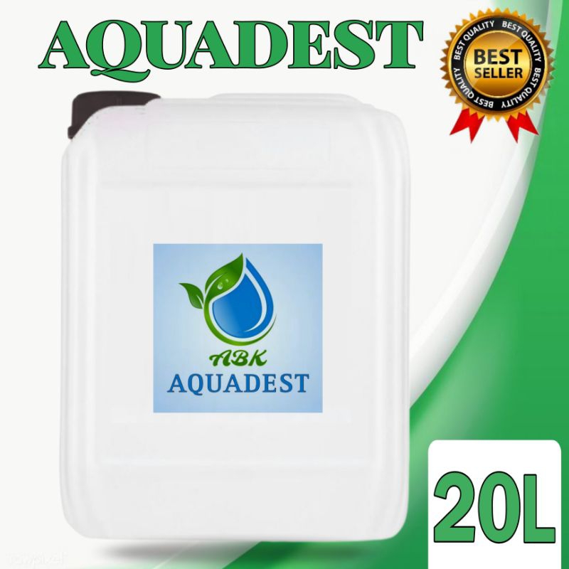 Aquadest Aquadest Distilled Water Air Suling 20 liter