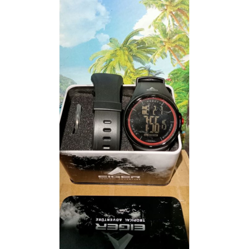 Jam Tangan Eige.- r Touch Digi Watch Baru Original