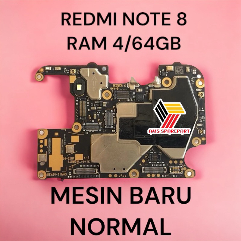 MESIN XIAOMI REDMI NOTE 8 NORMAL JAYA RAM 4/64 SIAP PAKAI