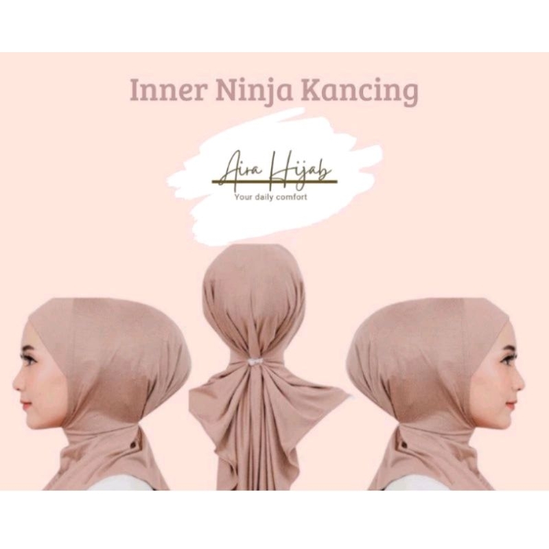 Inner Ninja Kancing Jersey ITY 2in1
