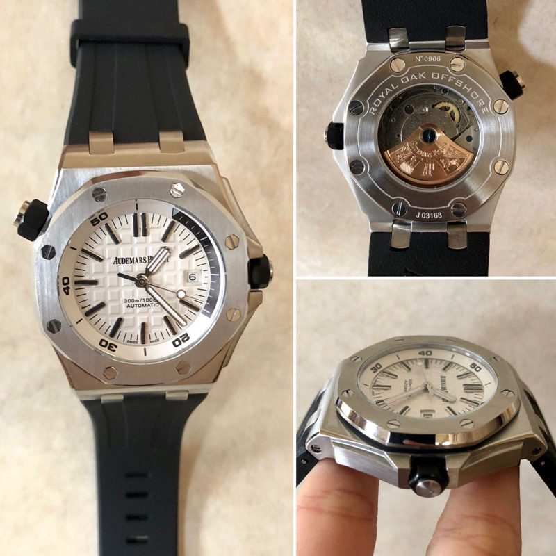 jam tangan pria automatic strap rubber jam tangan pria sporty D.42mm jam tangan AP pria