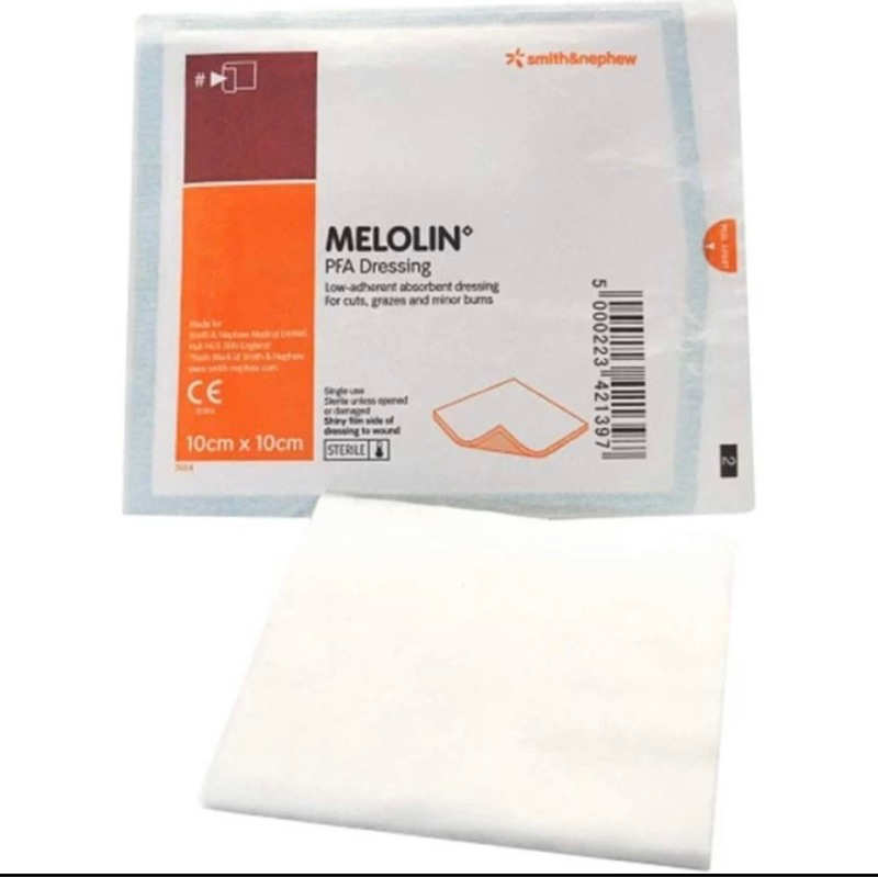 melolin 10x10 kasa perban penyerap eksudat luka, melolin 10 x 10 cm