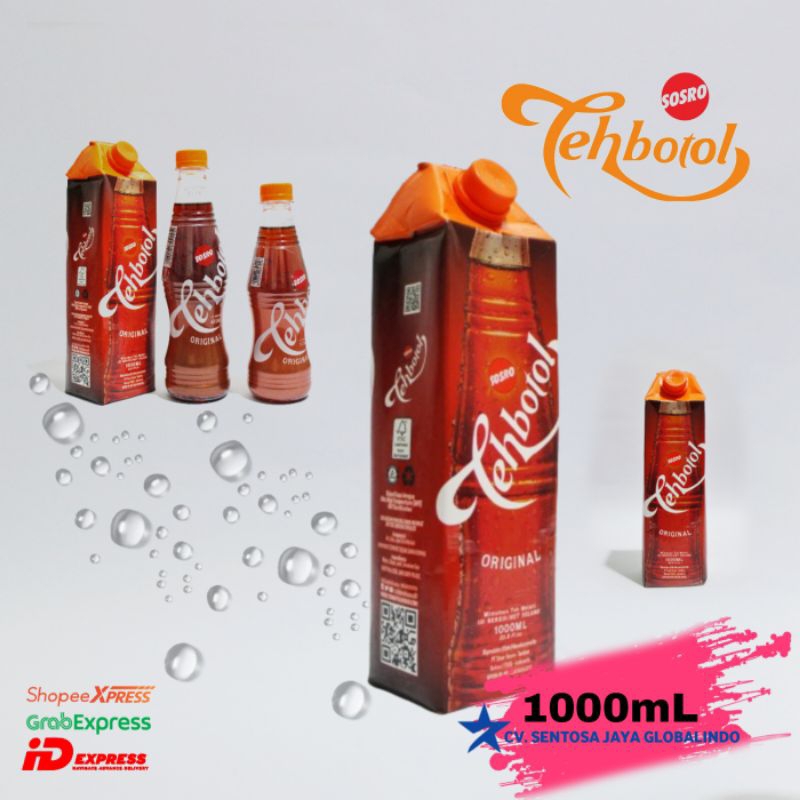 

(Beli 2 gratis 1)Teh Botol Sosro Kotak 1L | Family Pack