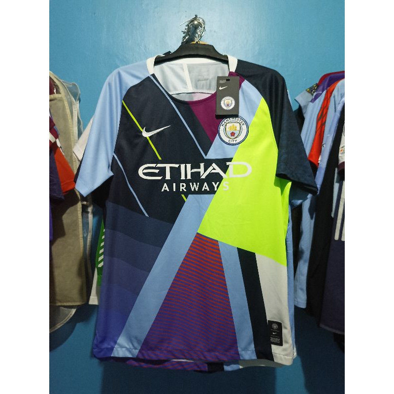 Jersey retro manchester city mashup original