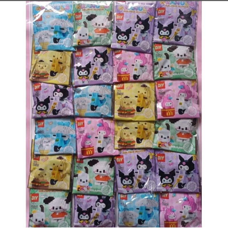 Bricks Sanrio Lego Kuromi Cinnamoroll Melody Hello Kitty