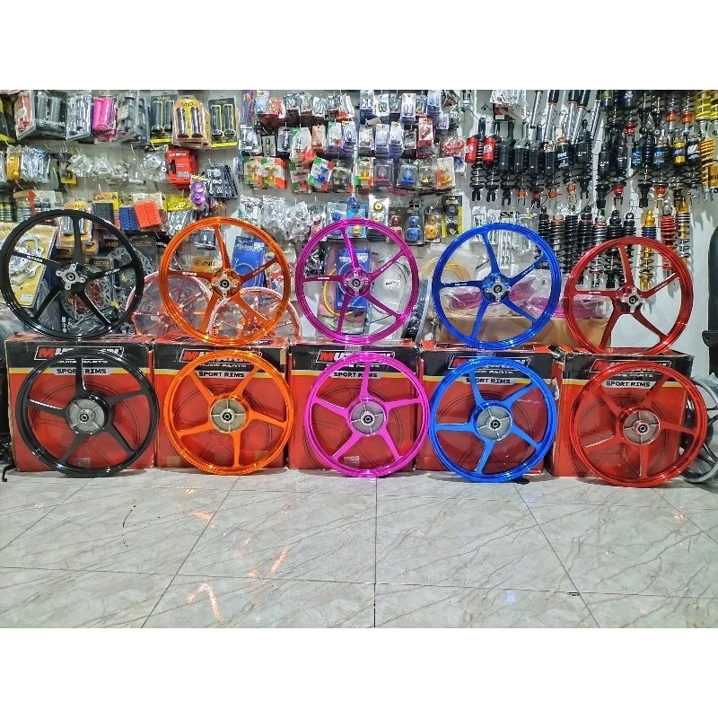 VELG MUTAKIN 525 JUPITER Z,FIZ R,FORCE 1,MX KING,MX NEW,MP,GL,CB,TIGER,GRAND,SUPRA KPH, KHARISMA,NIN