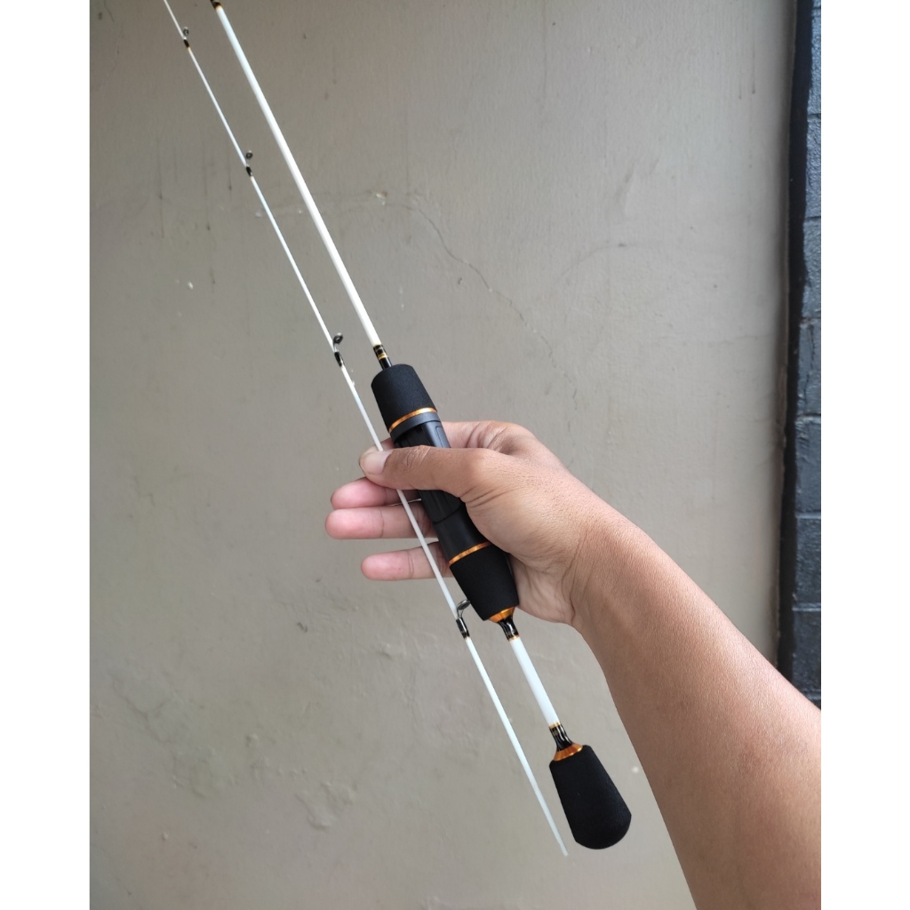 joran wader panjang 150cm 2 section lentur, micro casting