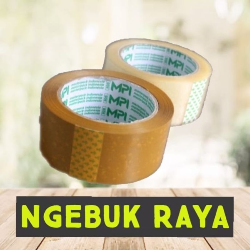 

lakban isolasi 100 yard tebal 45mm x 100 yard