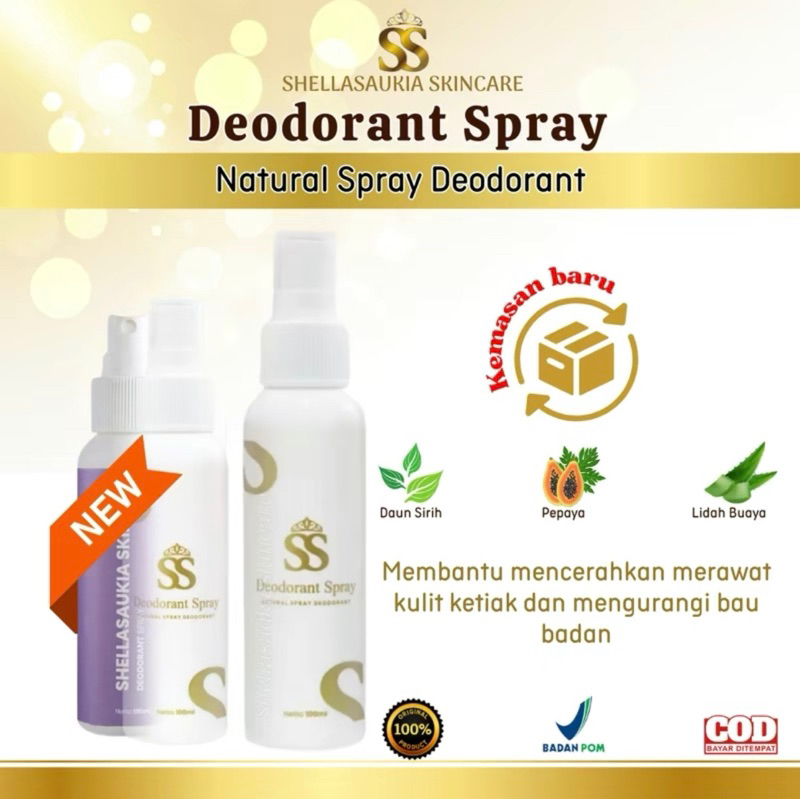 Deodorant Spray Shella Saukia Skin SS Skin