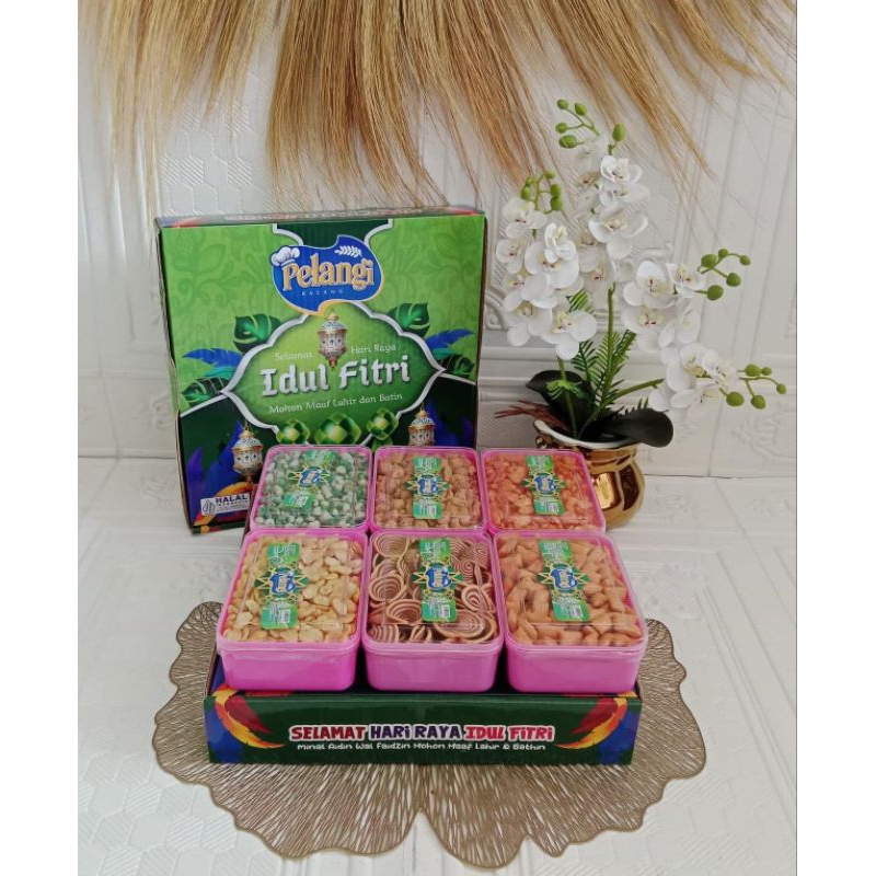 

PARCEL PELANGI KACANG,KUE,MIX