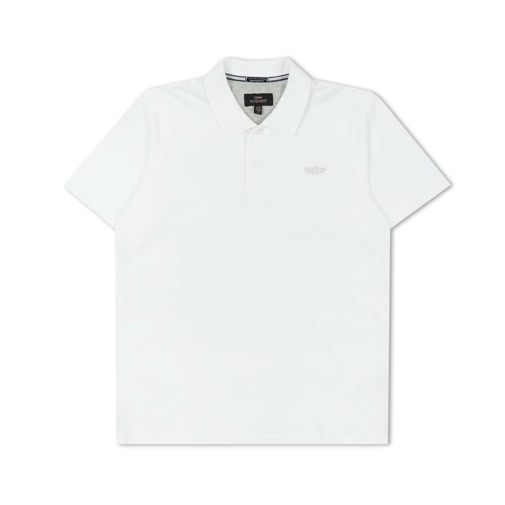 Kaos Polo Pria MGEE Original Mark White