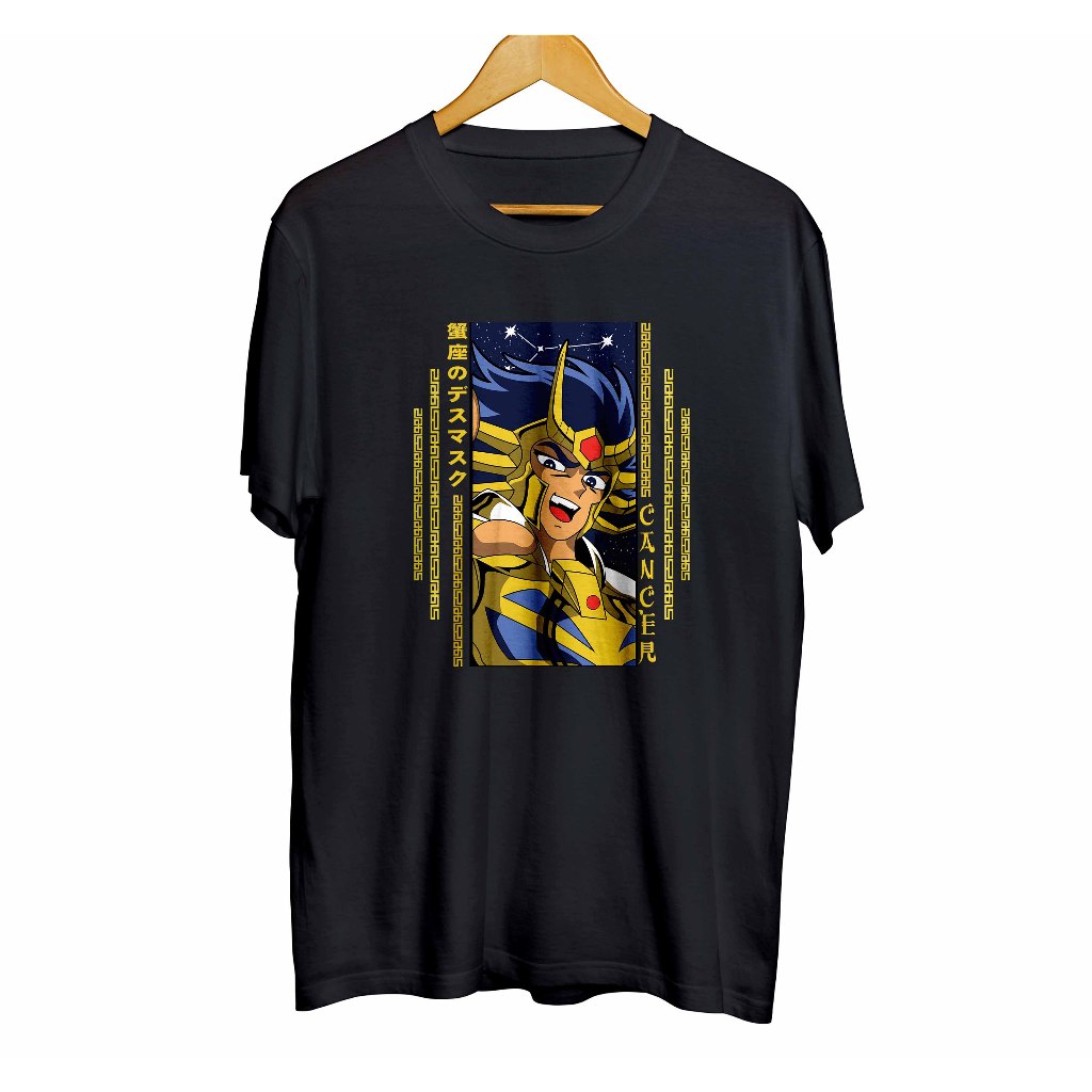 Kaos distro infinite anime GOLD SAINT CANCER - SAINT SEIYA material combed 30s