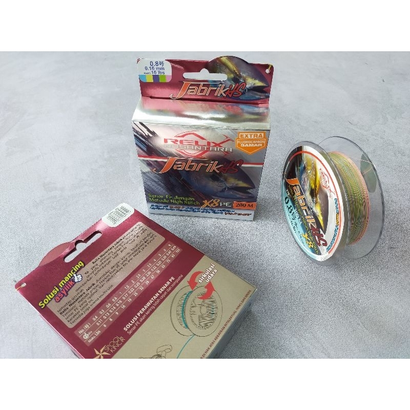 Senar PE Relix Nusantara Jabrik HS 200M Multicolor