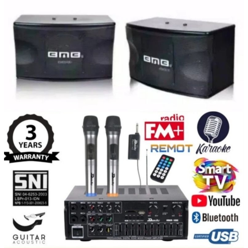 Paket Karaoke BMB 10 inch Komplit Hemat