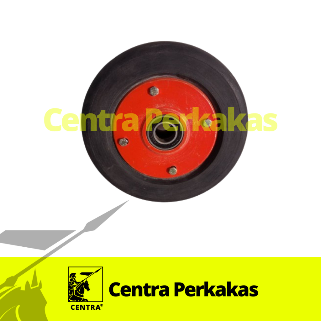 Roda Gerobak Besi Roda Trolly 8'' Roda Karet