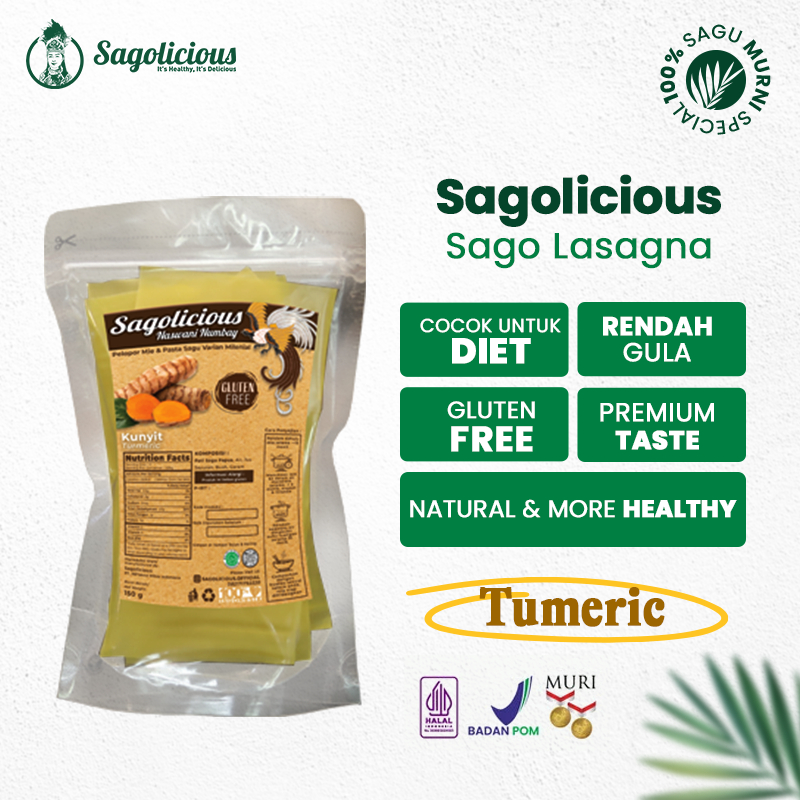 

Sagolicious - Kunyit - Lasagna Sagu Kering Kunyit