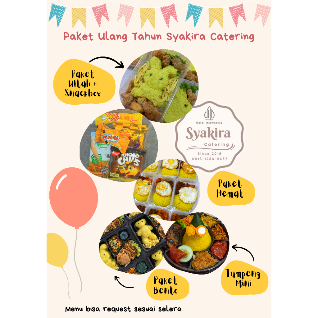 

PAKET LENGKAP ULTAH ANAK // PAKET ULANG TAHUN ANAK // SNACK ULANG TAHUN // SNACK ULTAH // CATERING MURAH JAKARTA // SYAKIRA CATERING