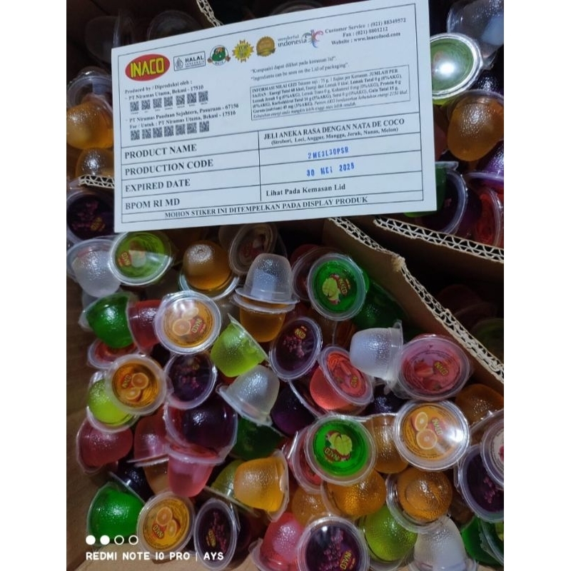 

Jelly Inaco Mix ½ kg