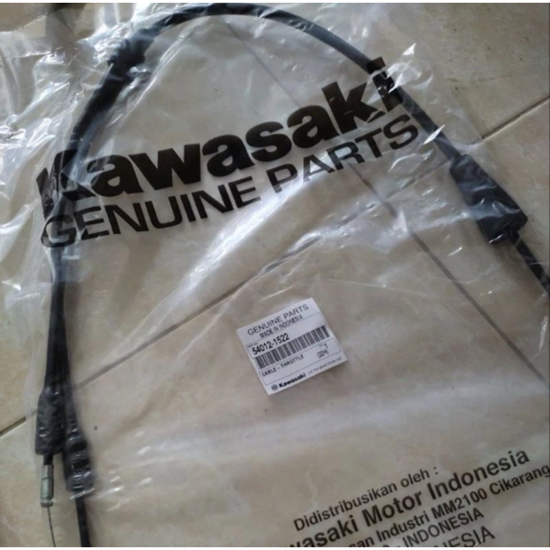 kabel gas cable throttel gas ninja Kis stang pipa panjang NinjaSS NinjaR ninjaM Ninja 150 2tak origi