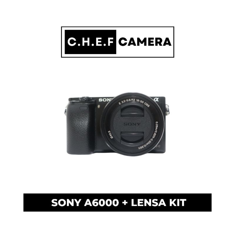 SONY A6000 + LENSA KIT (SC RENDAH)