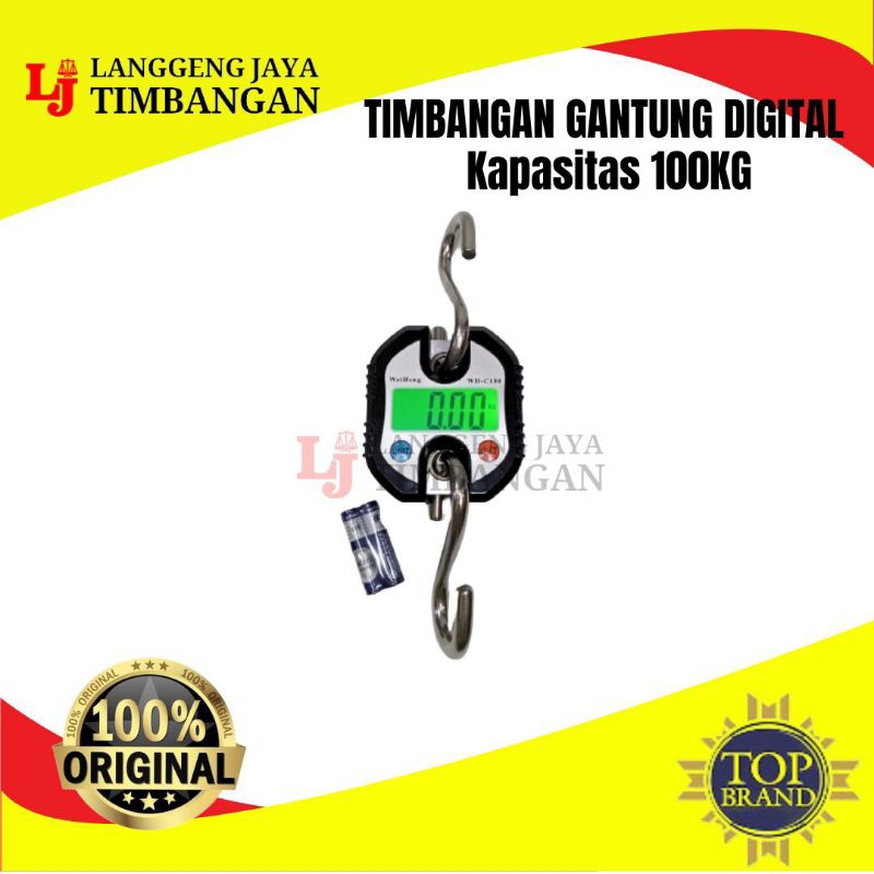 Timbangan Digital Gantung kapasitas 100kg