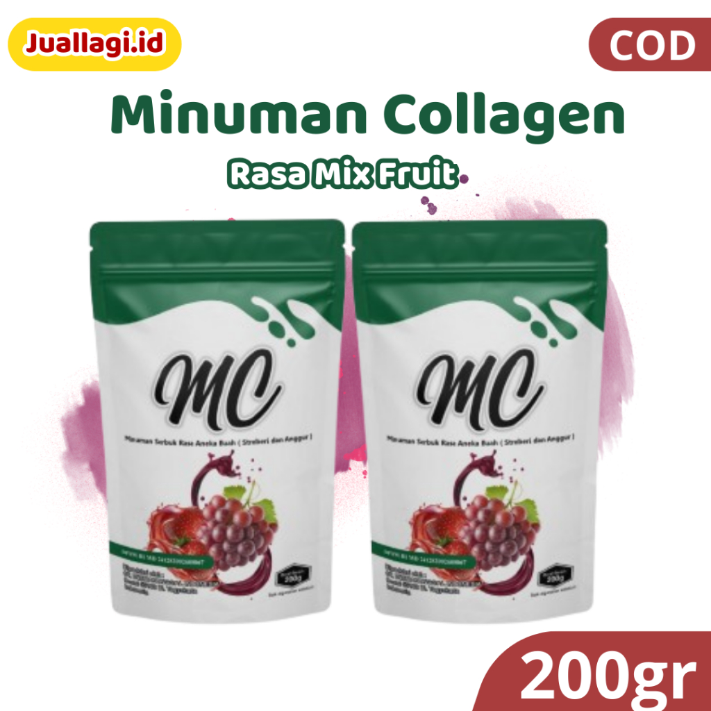 

Minuman Collagen Pemutih Wajah dan Badan Murah Rasa Mix Fruit