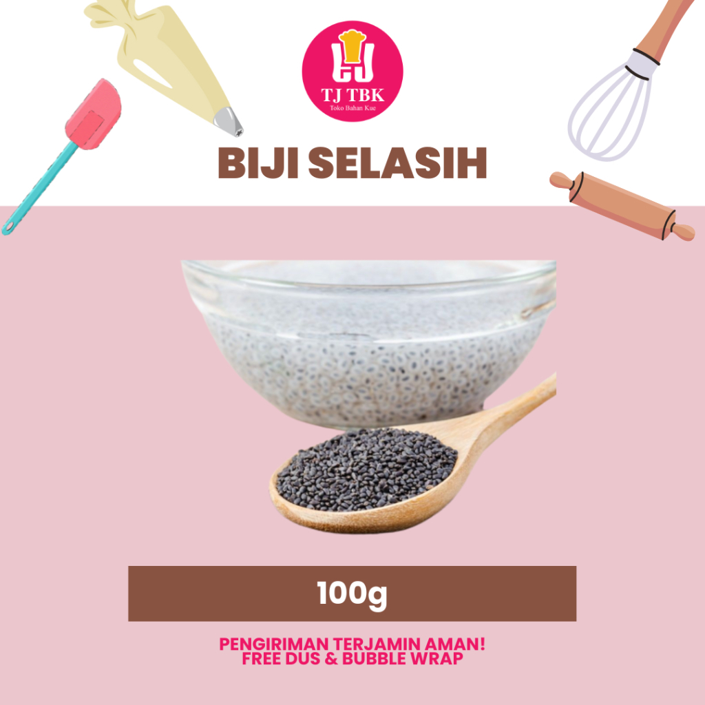 

Biji Selasih 100gr (kemasan repack)