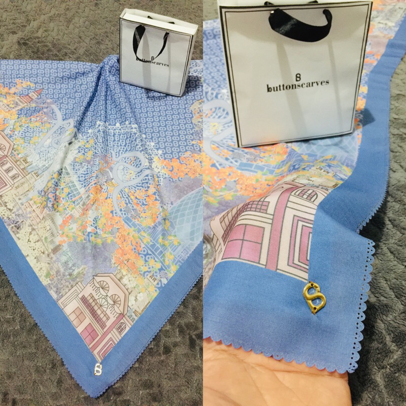 Buttonscarves British London Bridge