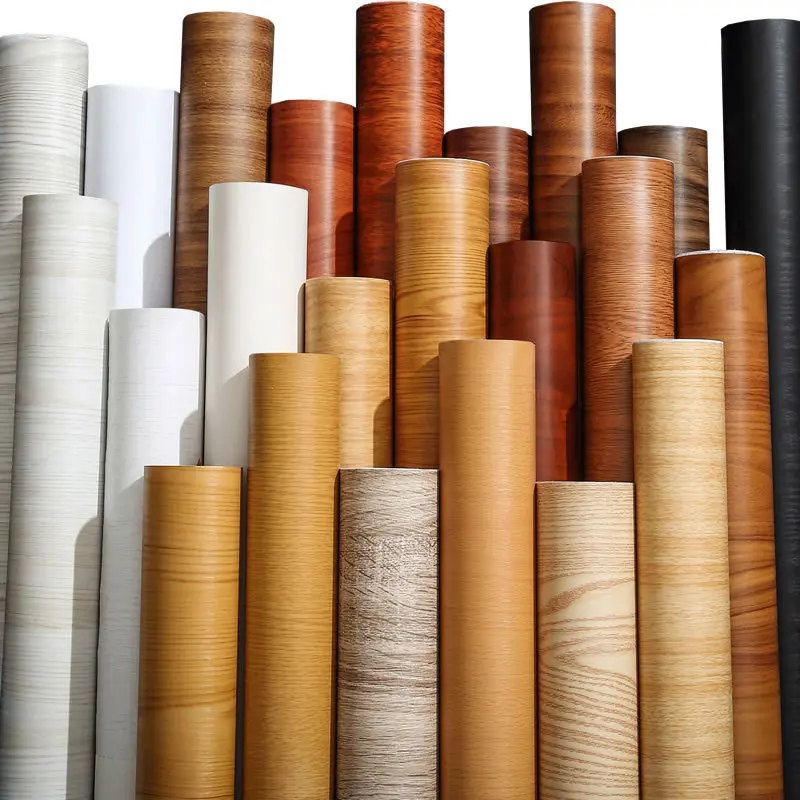 Stiker Wallpaper Karpet Lantai Ada Seratnya PVC Sheet Glossy Motif Marmer Marble dan Kayu