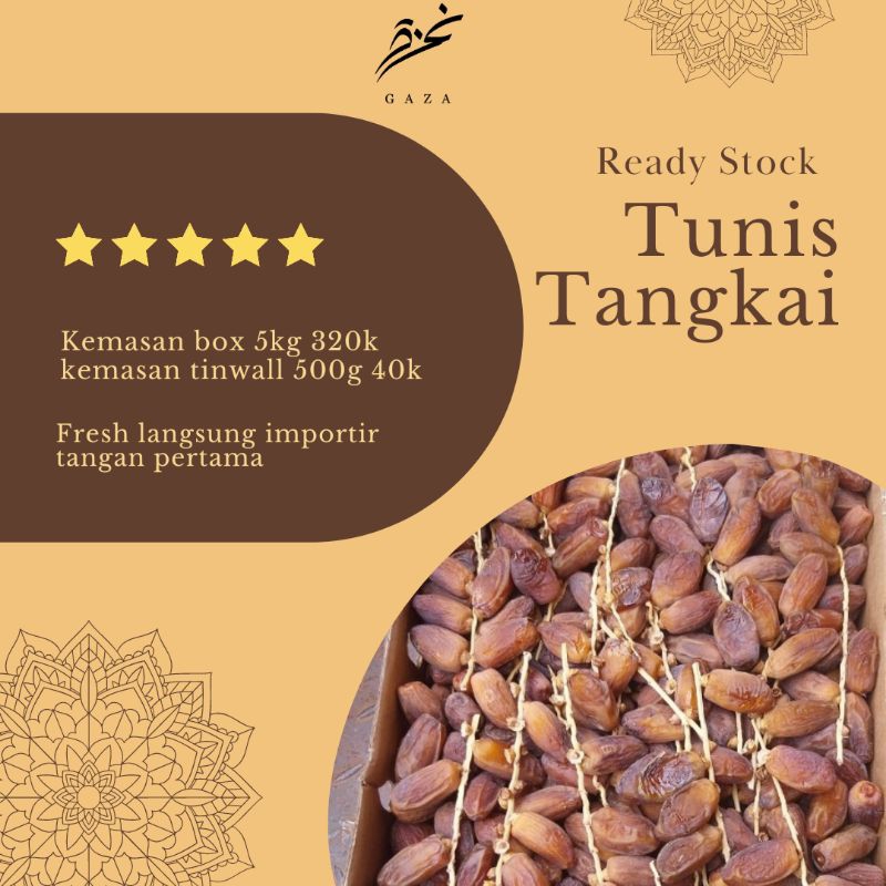 

KURMA TUNIS TANGKAI 5Kg
