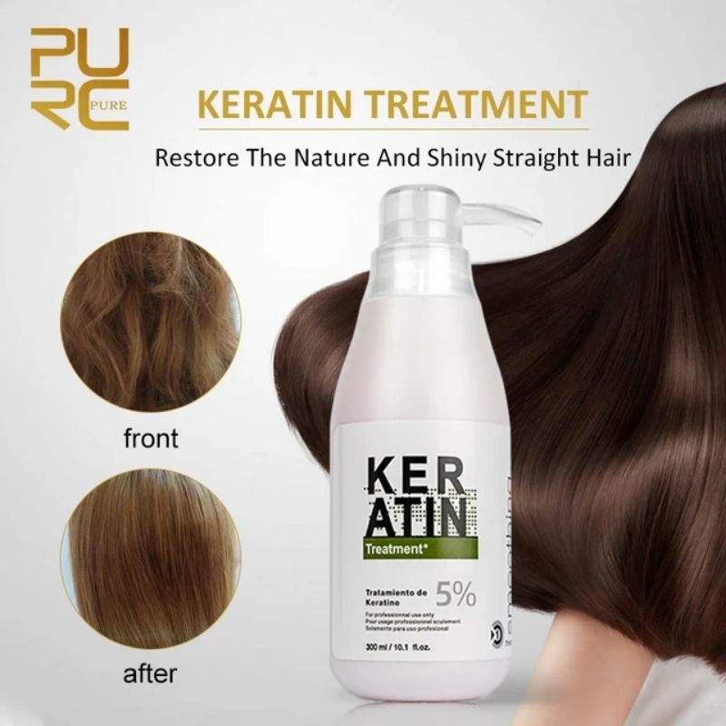 PURC KERATIN SMOOTHING 300 ml obat smoothing