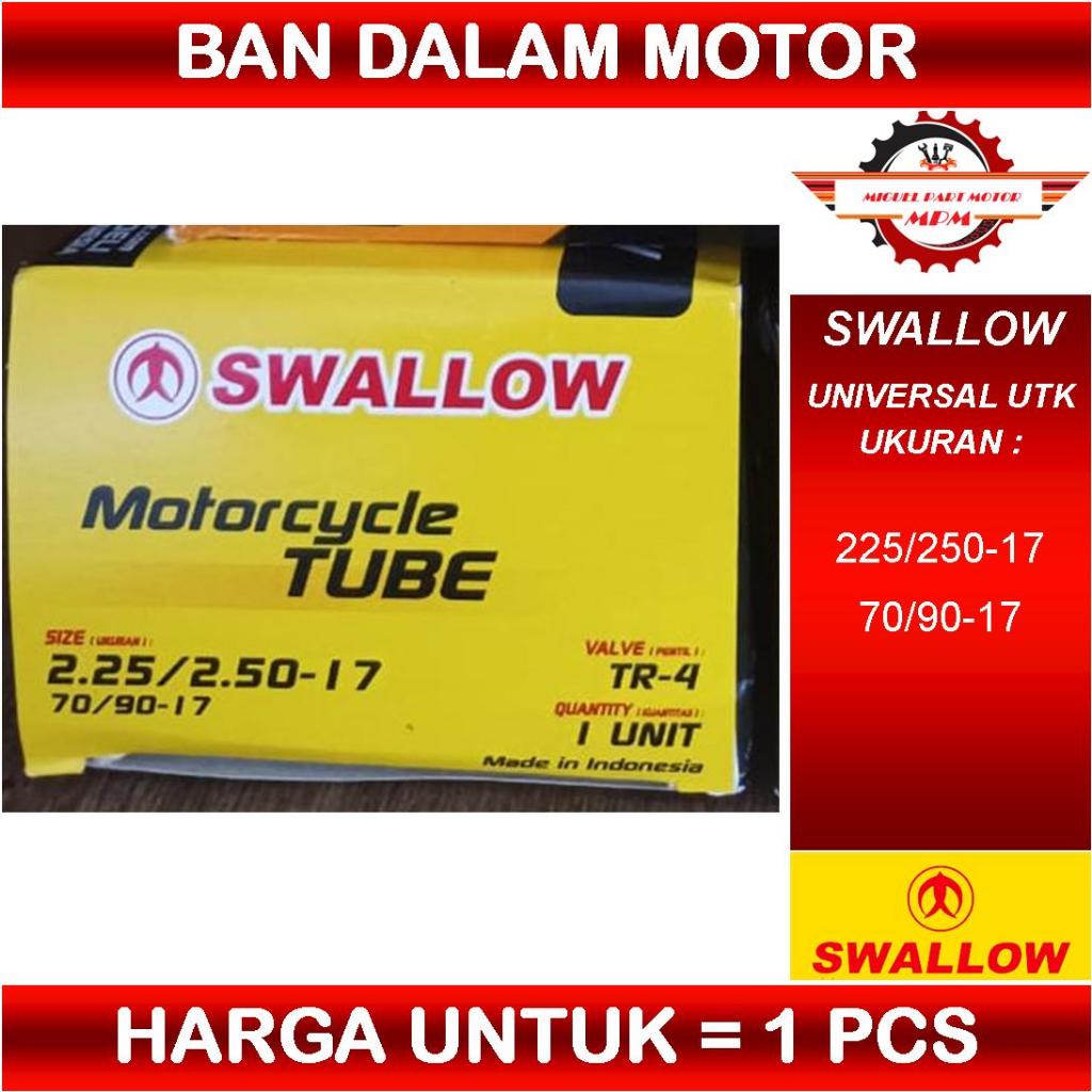 Ban dalam motor swallow 225/250 ring 17 70/90 ring 17 ban dalam depan motor bebek