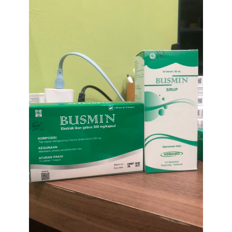 busmin sirup & busmin kapsul / suplemen