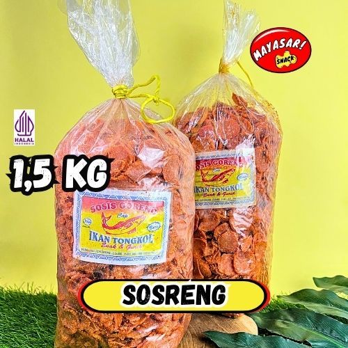 

[BALL] Keripik SOSRENG SOSIS GORENG PEDAS RENYAH KILOAN 3kg