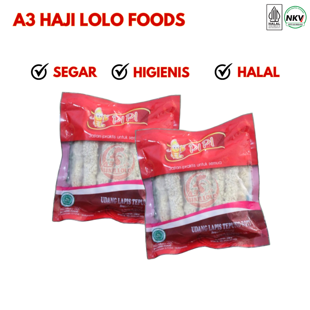 

Udang Lapis Tepung Roti Pina 250 Gr