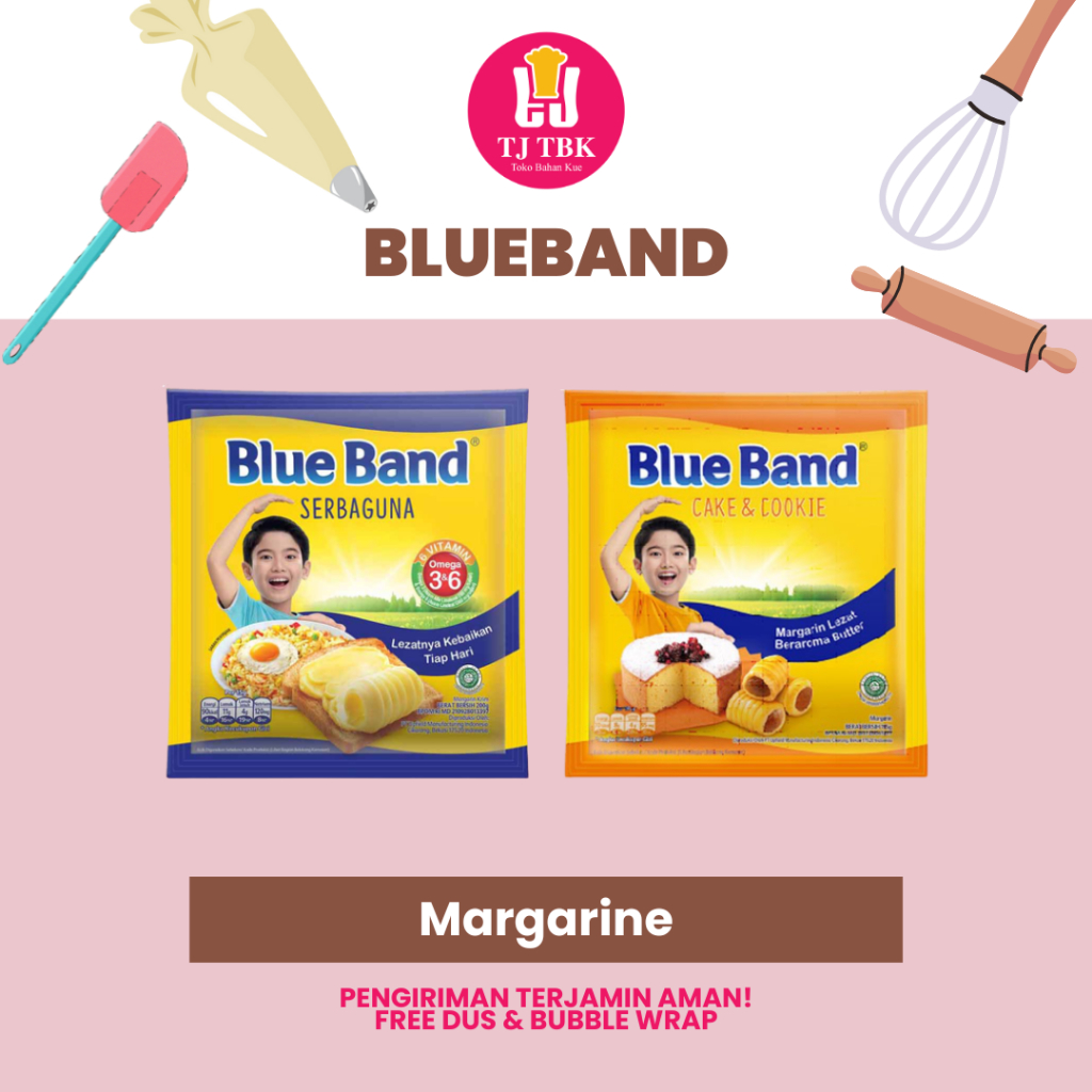 

Blueband Margarine Serbaguna 200gr/Blueband C&C 200gr/Blueband Tube 250gr