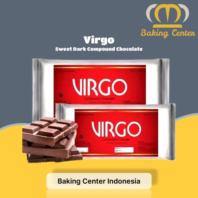 

Virgo Sweet Dark Compound Chocolate - Virgo Coklat Batang 250gr