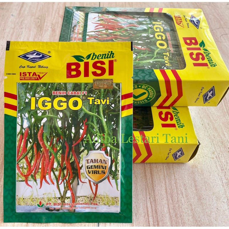 Benih bibit Cabe merah keriting IGGO TAVI F1 10 gram