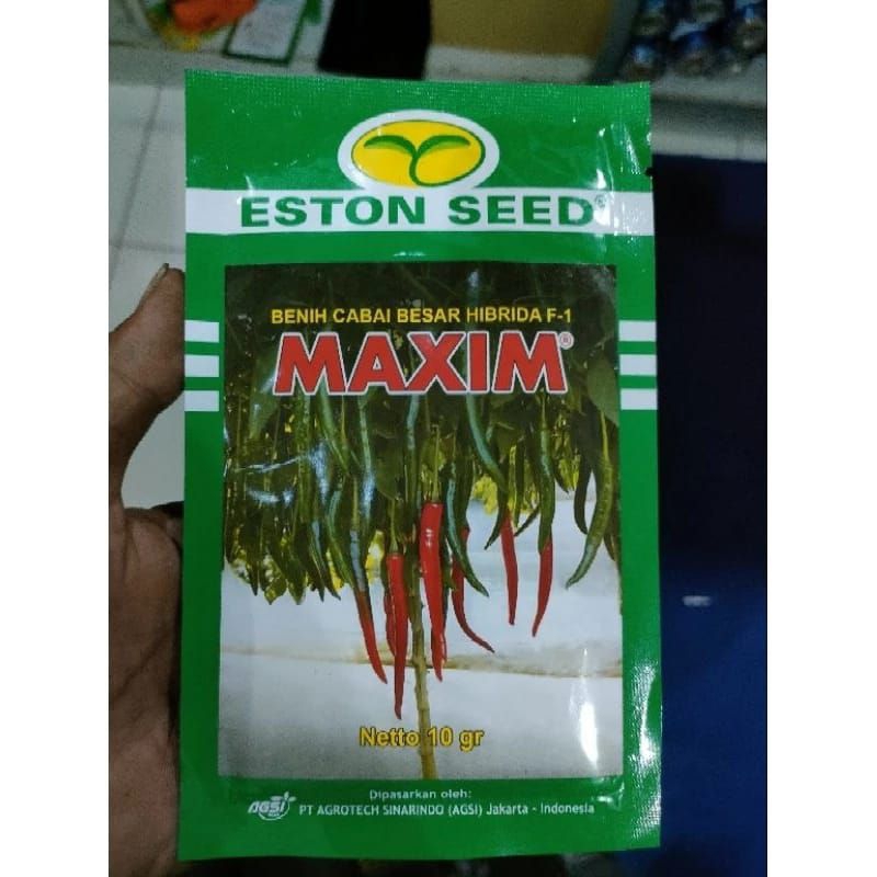 Benih bibit Cabe merah besar MAXIM F1 10 gram (original)