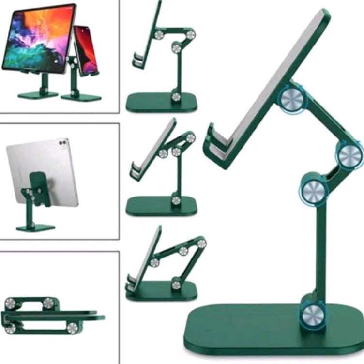 Nc FP3  FOLDING DESKTOP PHONE HOLDER MEJA STAND DUDUKAN HP TABLET UNIVERSAL k Produk Terkini Ready S