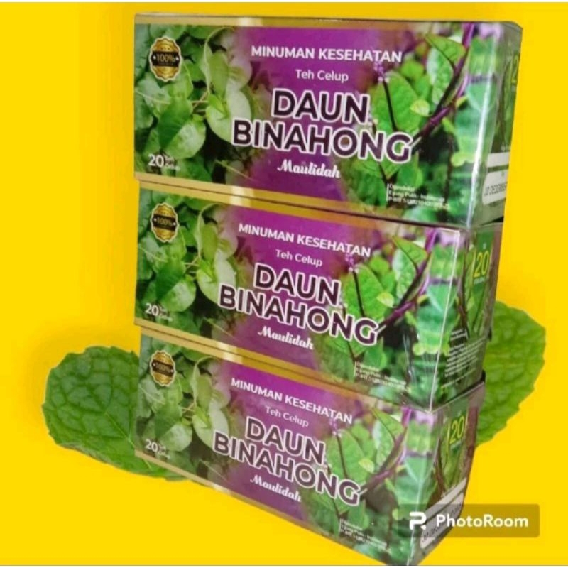 

TEH CELUP DAUN BINAHONG / TEH HERBAL DAUN BINAHONG ISI 20 KANTONG