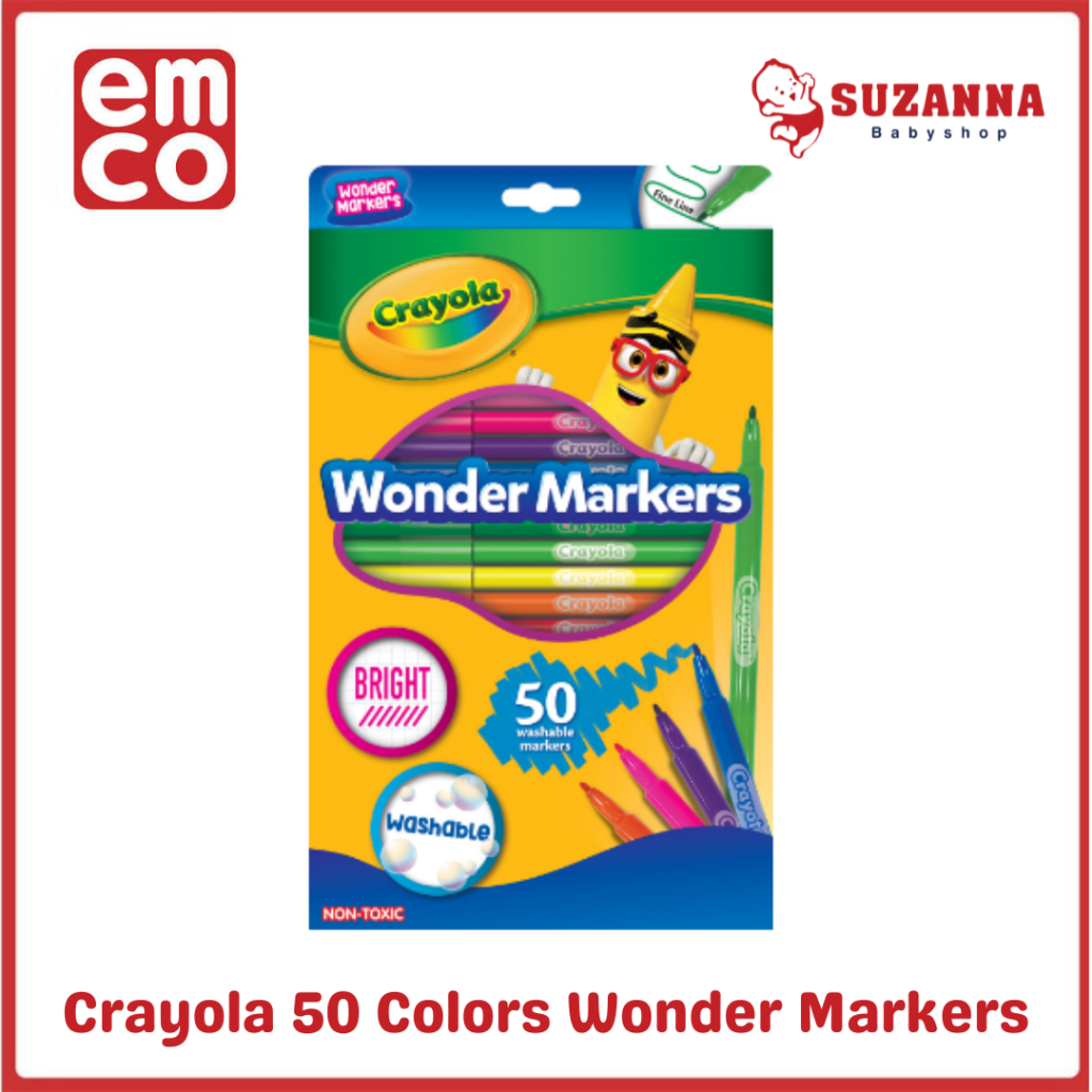 

Emco Crayola 50 Colors Wonder Markers