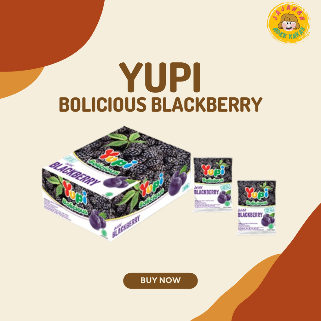

Yupi Box Bolicious Blackberry Isi 24 Pcs