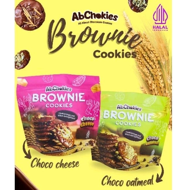 

Abchokies Brownies Crunchy 70g | cookies cokelat | kue kering coklat | ABchokies Brownies Cookies Viral 70g