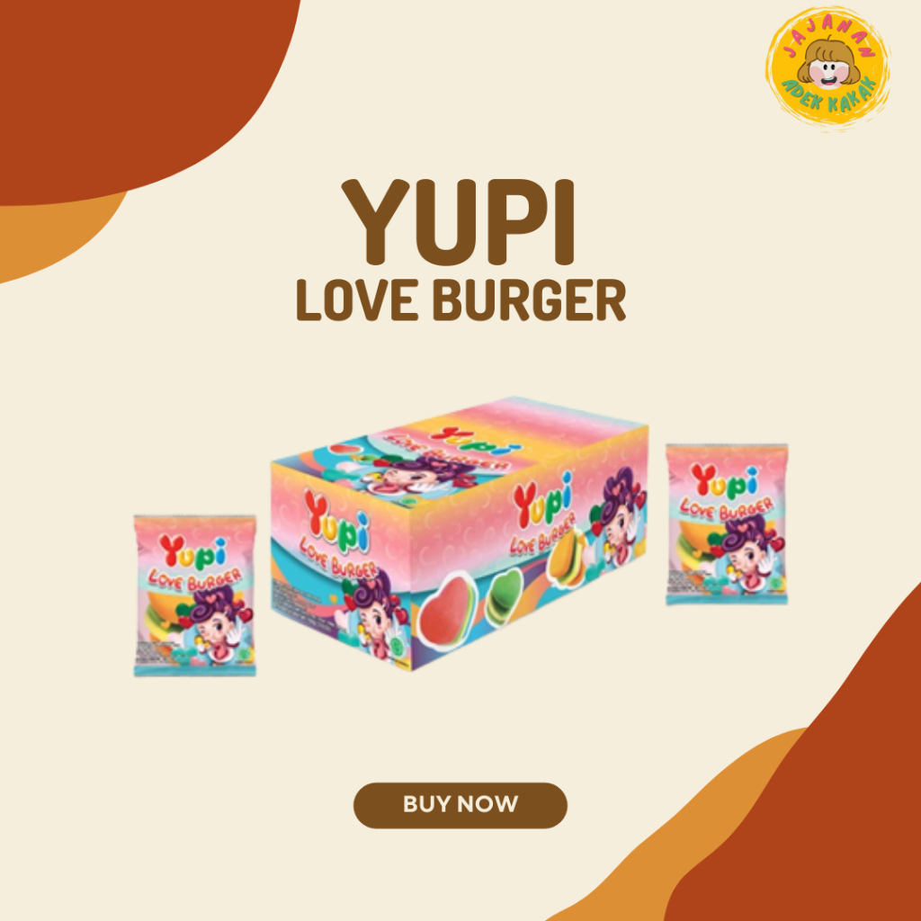 

Yupi Box Love Burger Isi 12 Pcs