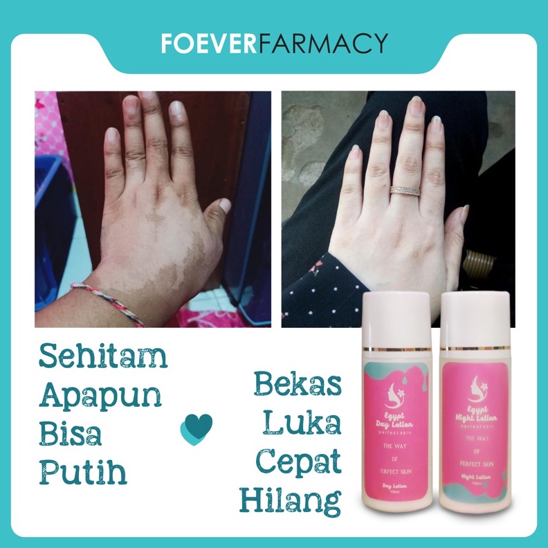 ART F25B LOTION PEMUTIH PAGI  MALAM  EGYPT WHITE
